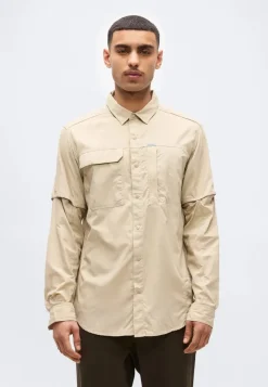 Chemise de randonnée Homme SKIEN VALLEY LONG SLEEVE SHIRT ANCIENT FOSSIL COLUMBIA