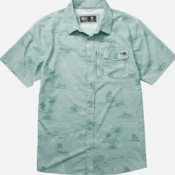 CHEMISE MANCHES COURTES SEAFARER S/S TECH WOVEN MACKEREL SALTY CREW