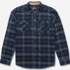 CHEMISE TISSÉE SALTY CREW FATHOM HOMME COULEUR NAVY KHAKI | SALTY CREW