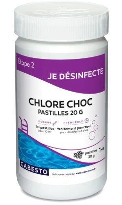 CHLORE CHOC PASTILLE 1KG