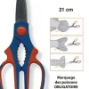 CISEAUX INOX COUPE-QUEUES FLASHMER 21CM