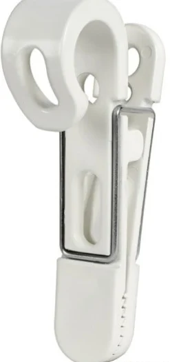 Clip fixation mur 22/28 mm - vendu par 4 unités