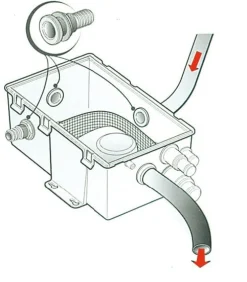 COLLECTEUR EAUX USÉES AVEC POMPE ATTWOOD 12V 41L/M OSCULATI