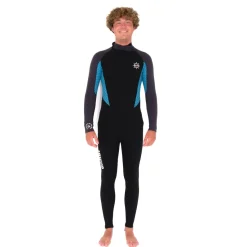 Combinaison de longe-côte double zip 4/3 mm homme gris/vert MELLOW SEA ANFIBI