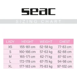 Combinaison de plongée CAREZZA femme 2 mm SEAC SUB