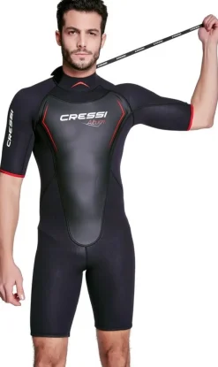 Combinaison de plongée et d'apnée shorty ALTUM homme 3 mm CRESSI SUB