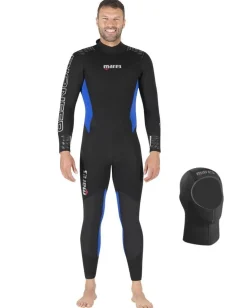 Combinaison de plongée sous-marine homme PIONEER 5 mm + cagoule 5 mm MARES