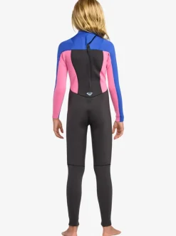 Combinaison de surf fille PROLOGUE+ 3/2 mm zip dorsal cobalt ROXY