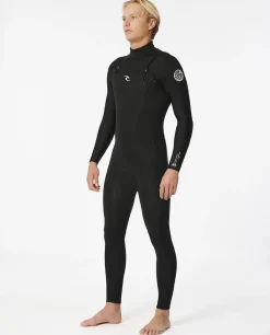 Combinaison de surf homme DAWN PATROL PERF 3/2 mm zip poitrine RIP CURL