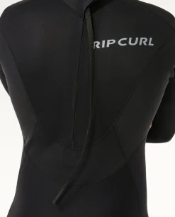 Combinaison de surf homme TRAD 3/2 mm zip poitrine noir RIP CURL