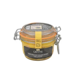 CONSERVE FOIE GRAS DE CANARD ENTIER BOCAL 130G LABEL ROUGE