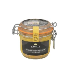 CONSERVE FOIE GRAS DE CANARD ENTIER BOCAL 180G LABEL ROUGE
