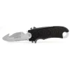 Couteau de plongée sous-marine lame bisautée SQUEEZE 18 cm AQUALUNG