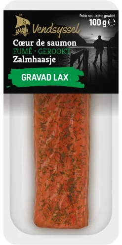 CŒUR DE SAUMON FUMÉ ANETH GRAVLAX 100 G