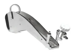 Davier inox fixe bateau avec guide-chaîne - OSCULATI