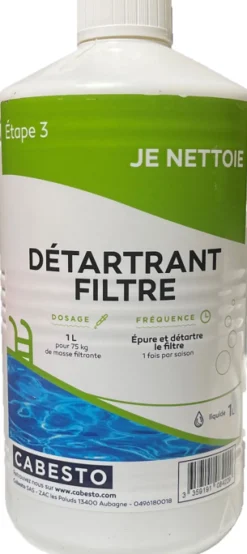 DETARTRANT FILTRE 1L