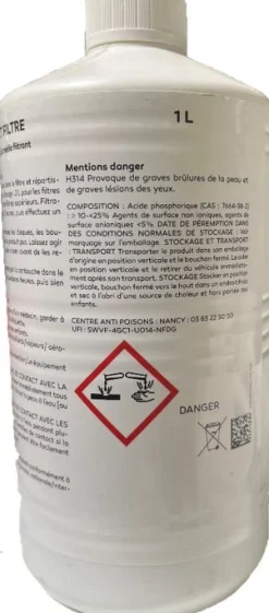 DETARTRANT FILTRE 1L