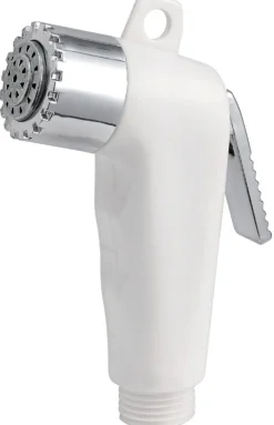 Douche Boris finition blanche tuyau PVC 2.5 m
