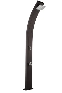 Douche solaire so spring anthracite 30l + rince pieds