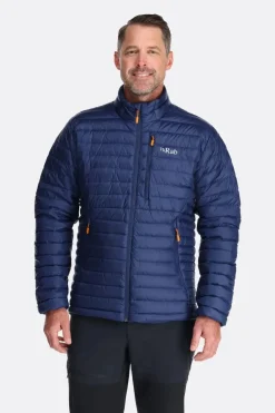 Doudoune Homme Microlight Jacket Deep Ink (Marmalade) RAB