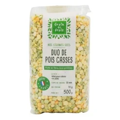 DUO DE POIS CASSES 500G GRAIN DE FRAIS