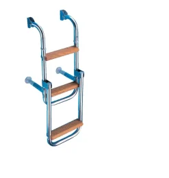 ECHELLE INOX BATEAU BOIS- 3.4 OU 5 MARCHES | CABESTO