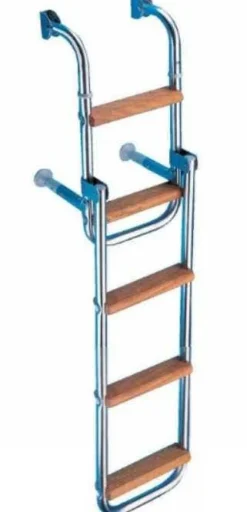 ECHELLE INOX BATEAU BOIS- 3.4 OU 5 MARCHES | CABESTO