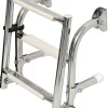 Echelle repliable inox standard 4 marches