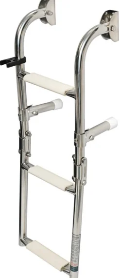 Echelles Repliables de Coque En Inox - 3 Marches - Différentes Largeurs - Osculati