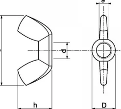 ECROUS OREILLE - QBM