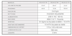 Electrolyseur zelia zlt jusqu'à piscine de 75 m3