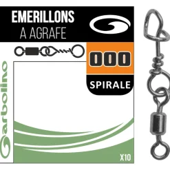 Emerillon à Agrafe GARBOLINO SPIRAL
