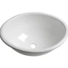 Evier ovale plexiglas 39x31cm