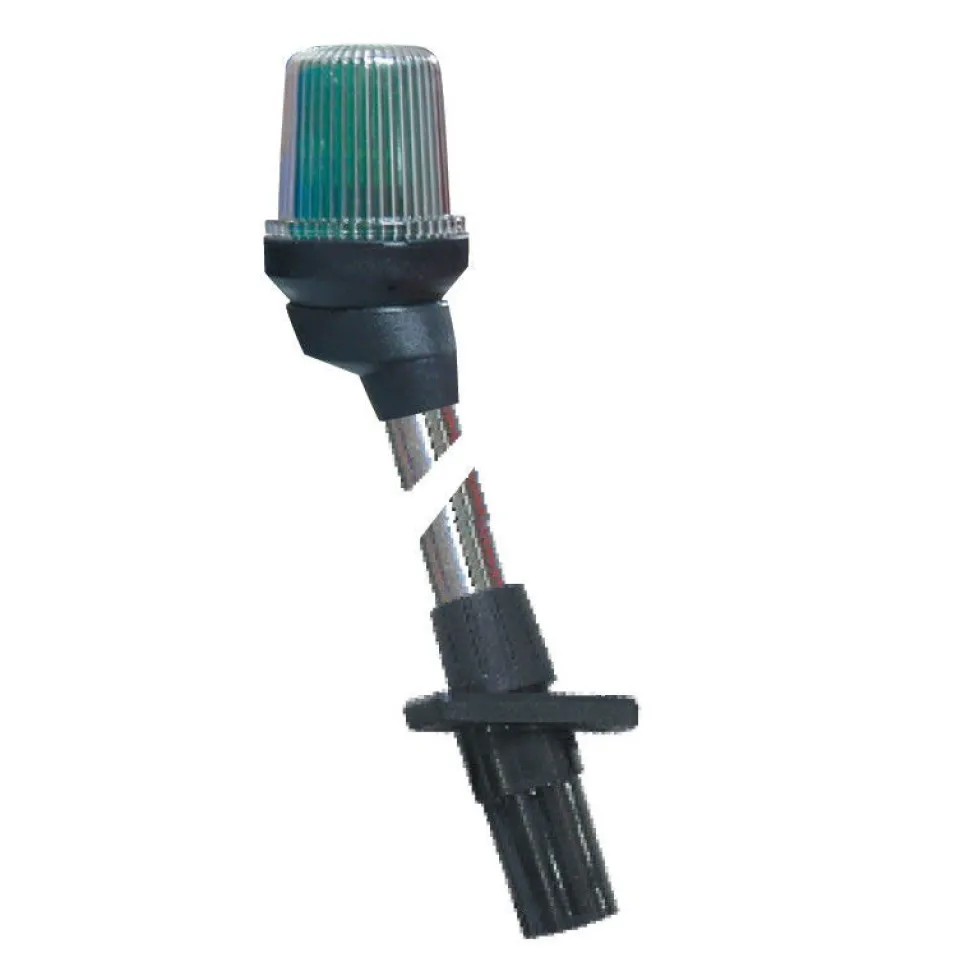 Feu hampe tricolore pliable - 23 cm - Noir