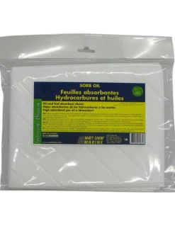 Feuilles absorbantes huile et hydrocarbures - lot de 3 feuilles