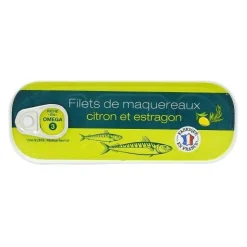 FILETS MAQUEREAUX CIT-ESTRAGON 176G