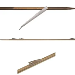 Flèche tahitienne arbalète chasse sous-marine 3 ailerons mono ardillon inversé Ø 6.5 mm inox CAPTURE SALVIMAR