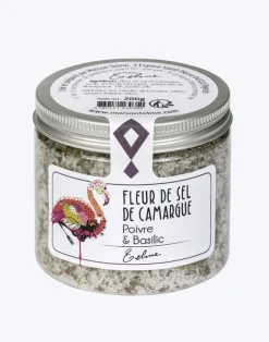 FLEUR DE SEL POIVRE BASILIC 200G