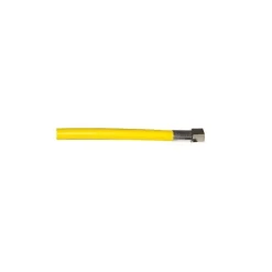Flexible moyenne pression de plongée pour détendeur OCTOPUS jaune 1 m AQUATYS