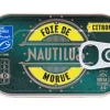 FOIE DE MORUE CITRON MSC 120G NAUTILUS