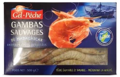 GAMBAS CRUES SAUVAGES MADAGASCAR 10/15 P 500G