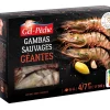GAMBAS GEANTES CRUES SAUVAGES 4/7 PIECES 500GR