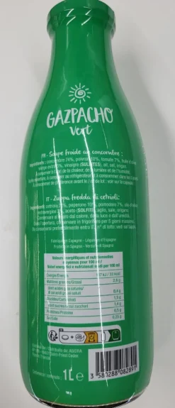 GAZPACHO VERT 1l