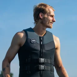 Gilet d'aide à la flottabilité néoprène graphite homme gris 50N JOBE