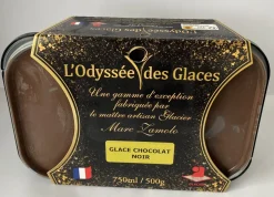 GLACE ARTISANALE CHOCOLAT NOIR 750ML ODYSSEES DES GLACES