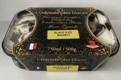GLACE ARTISANALE ILES BOUNTY 750ML ODYSSEES DES GLACES
