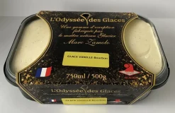 GLACE ARTISANALE VANILLE 750ML ODYSSEES DES GLACES
