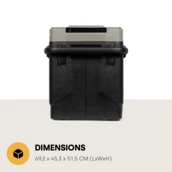 GLACIERE a compression double zone 61L avec roues - E STEAMY