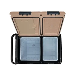 GLACIERE a compression double zone 45L avec roues