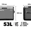 GLACIERE PORTABLE A COMPRESSION AVEC FONCTION GLACE - CFX 3 - 55 IM - DOMETIC